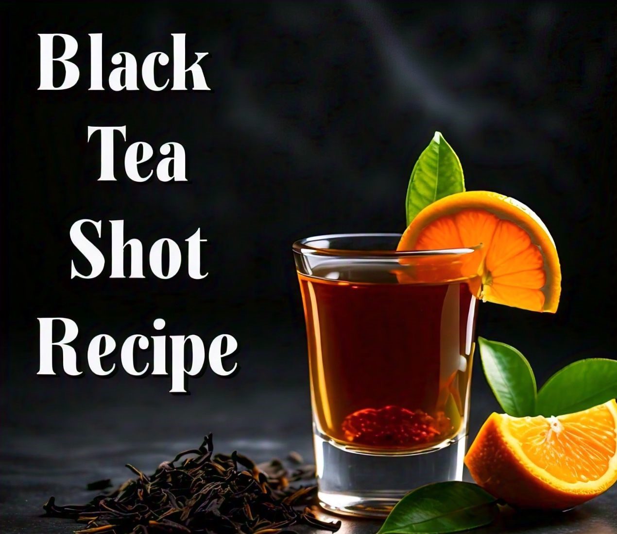 black tea shot recipe, black tea shot ingredients, benefits of black tea shot